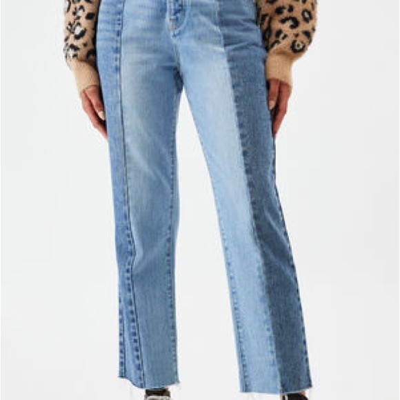 PacSun Two Panel High Waisted Straight Leg Jeans - Picture 6 of 6